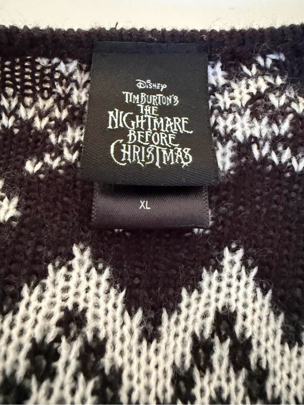 Disney Nightmare Before Christmas Cardigan XL Hot Topic Jack Skellington - Picture 6 of 8